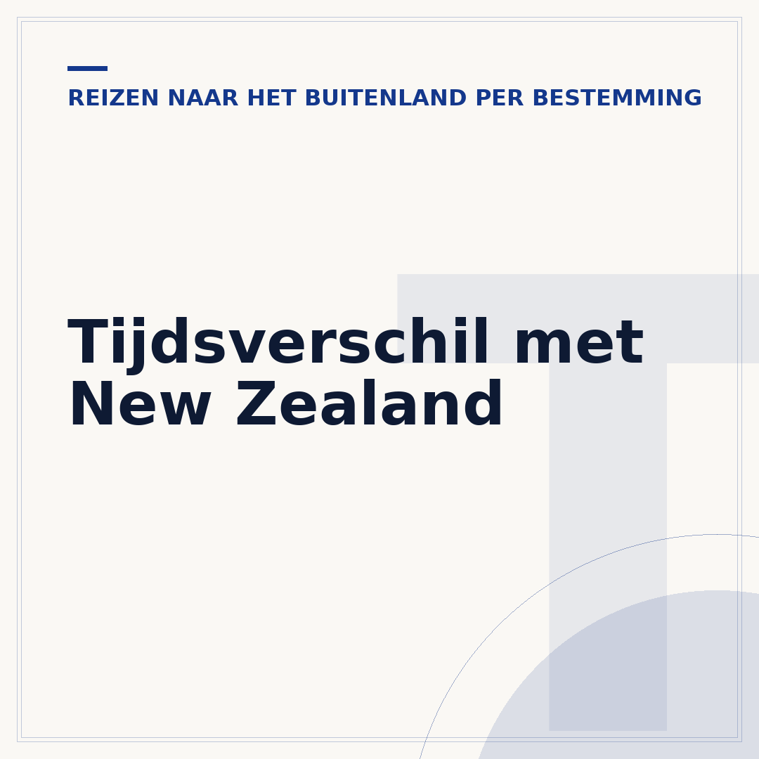 Tijdsverschil met New Zealand