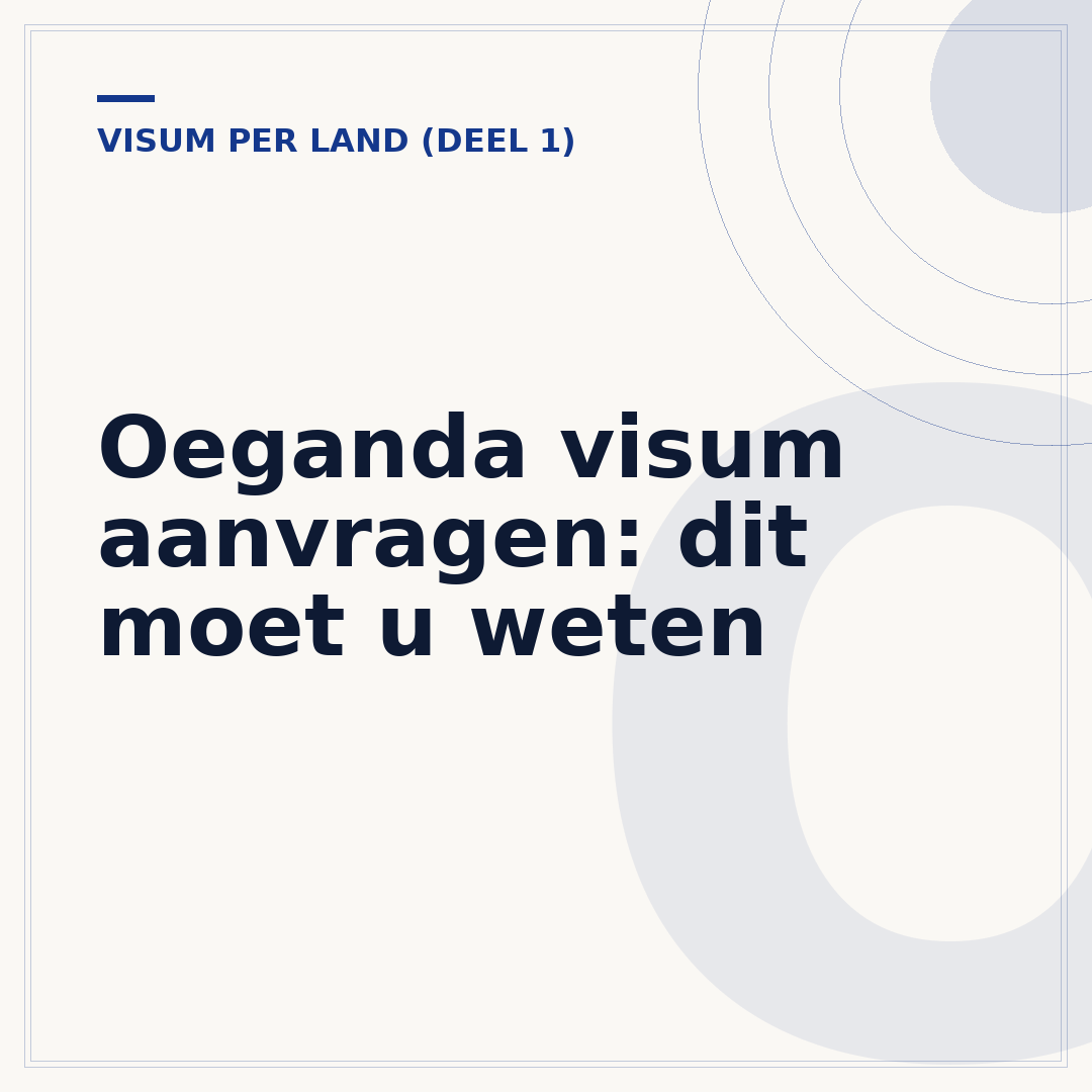 Oeganda visum aanvragen: dit moet u weten