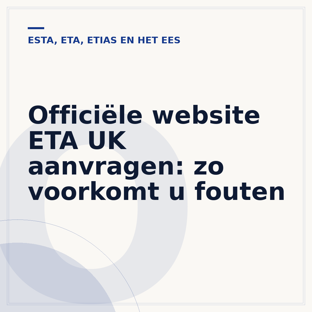 Officiële website ETA UK aanvragen: zo voorkomt u fouten