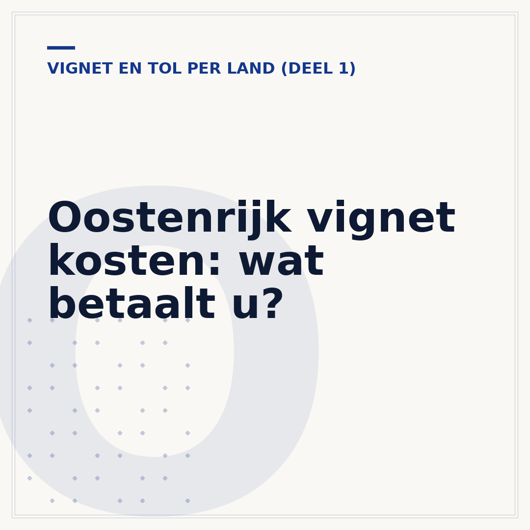 Oostenrijk vignet kosten: wat betaalt u?