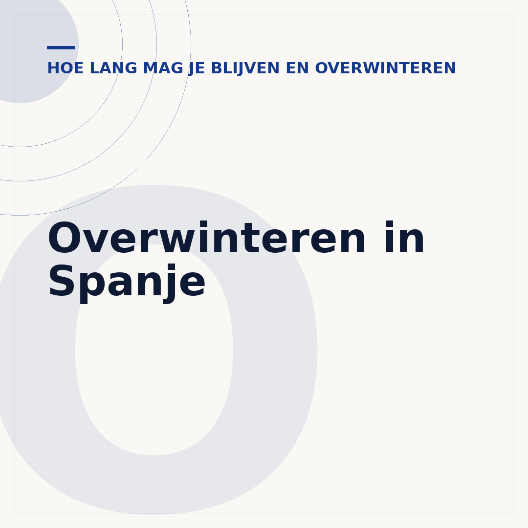Overwinteren in Spanje