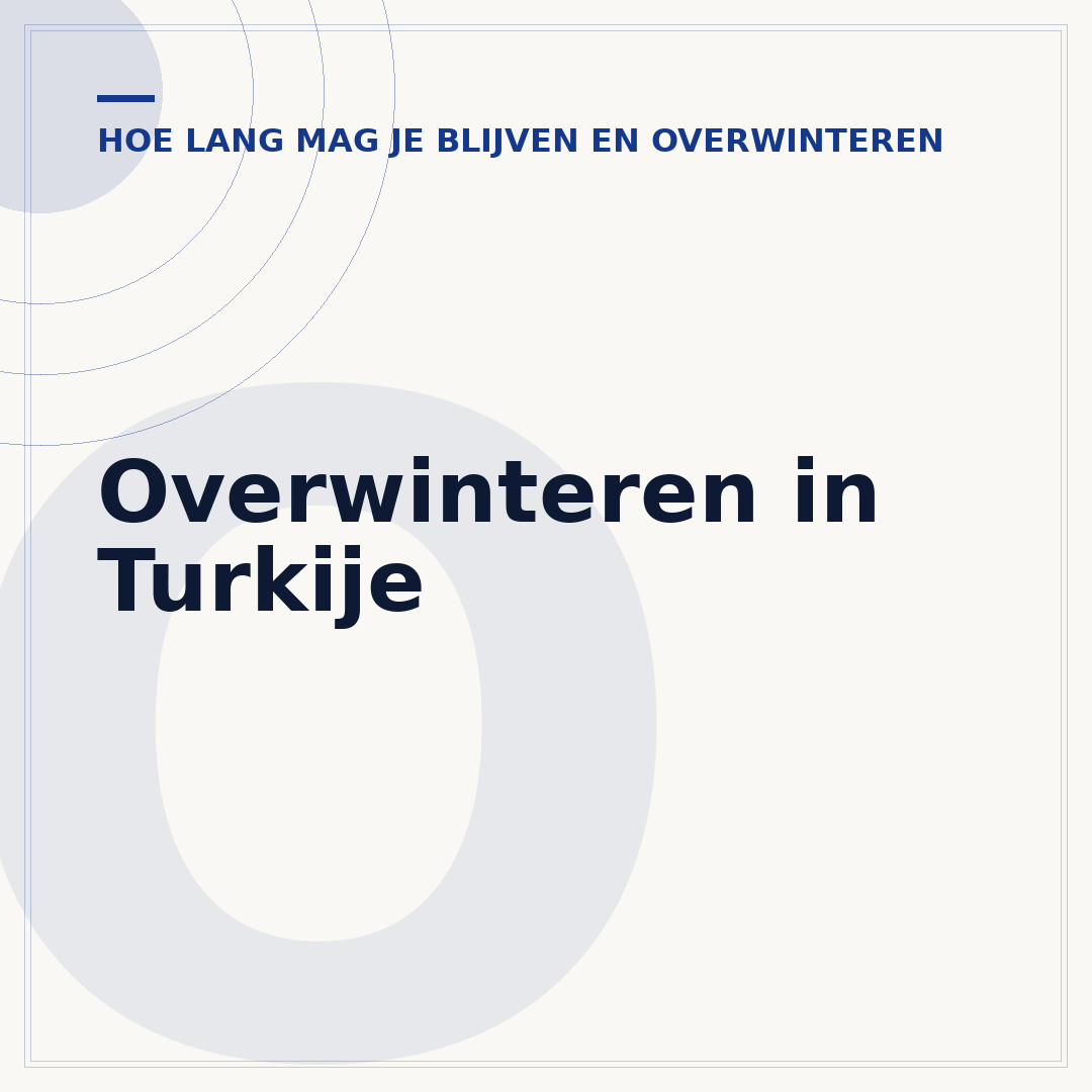 Overwinteren in Turkije