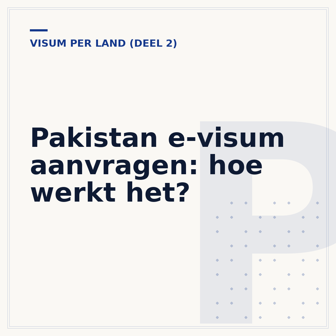Pakistan e-visum aanvragen: hoe werkt het?