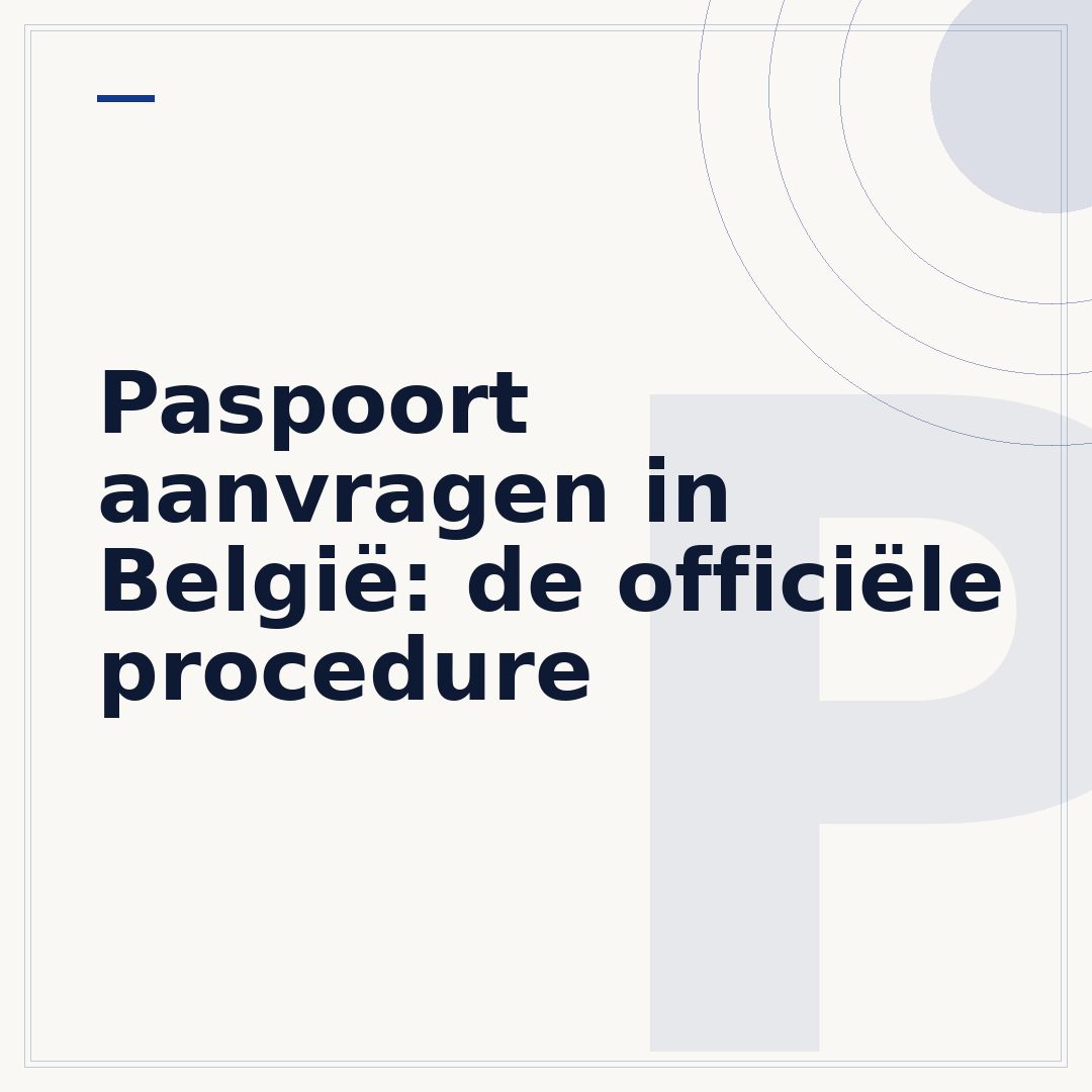 Paspoort aanvragen in België: de officiële procedure