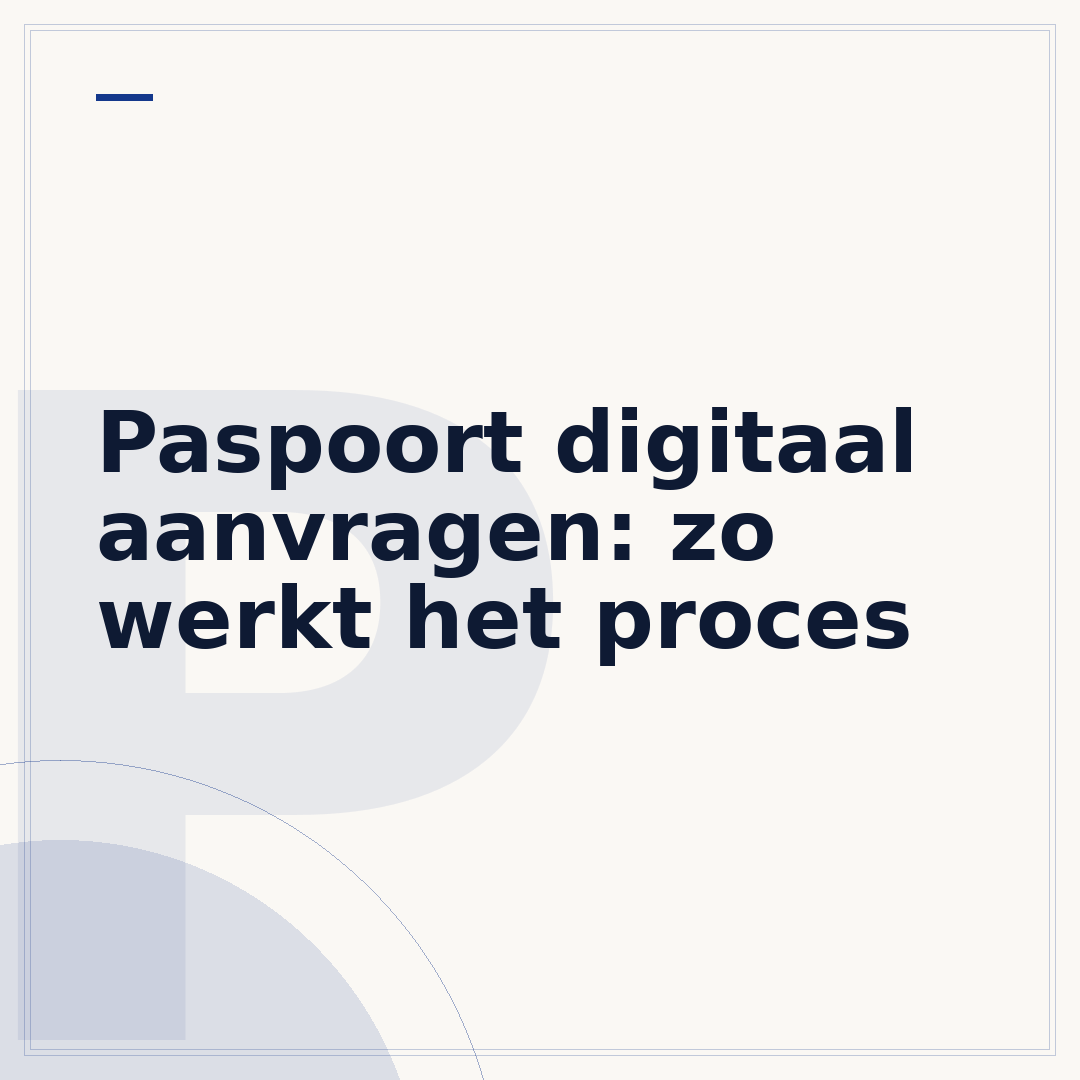 Paspoort digitaal aanvragen: zo werkt het proces