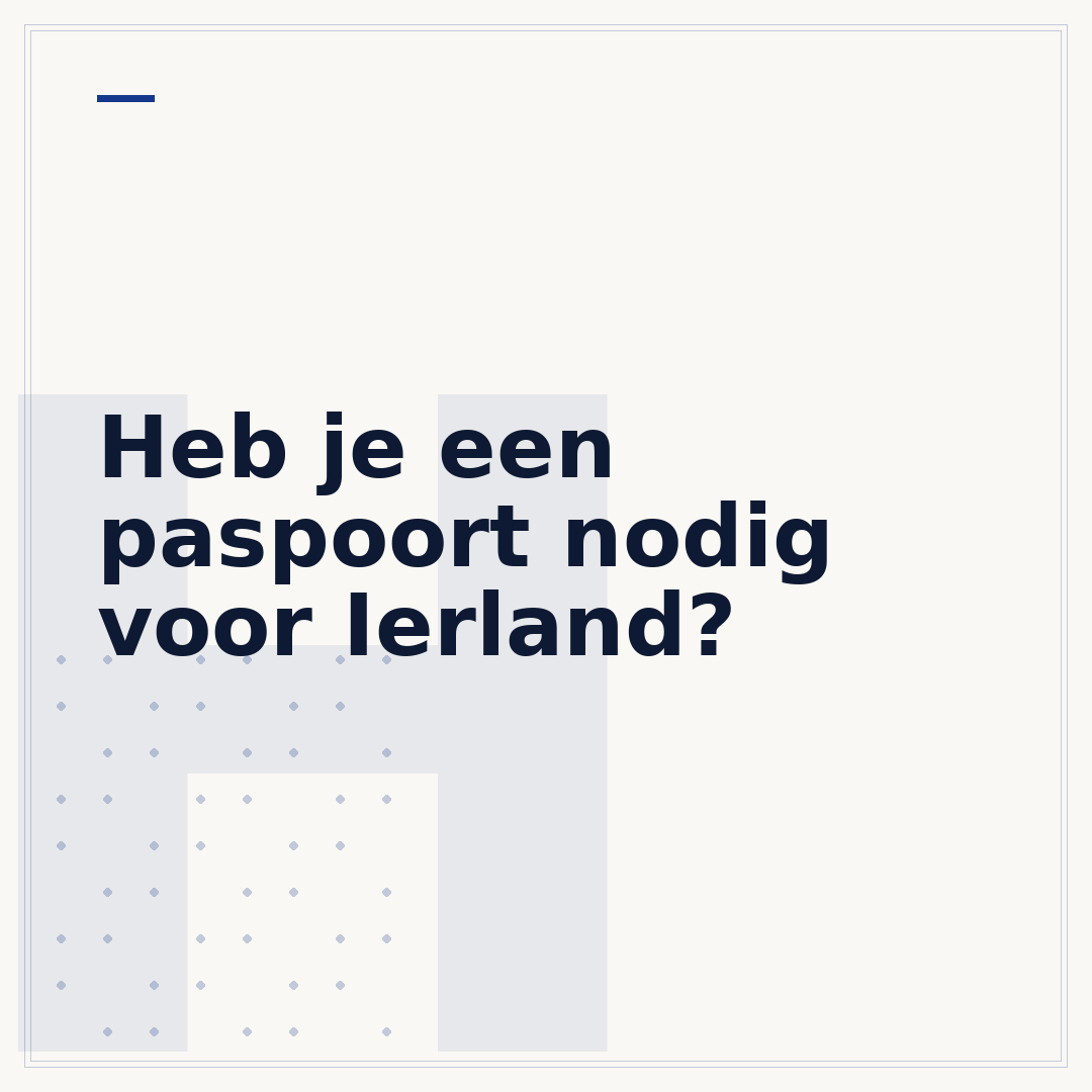 Heb je een paspoort nodig voor Ierland?