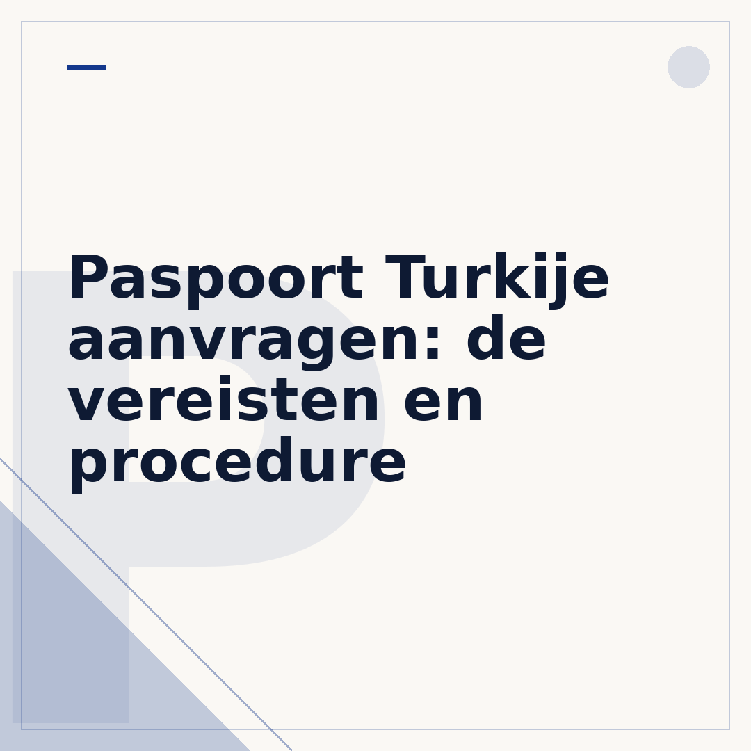 Paspoort Turkije aanvragen: de vereisten en procedure