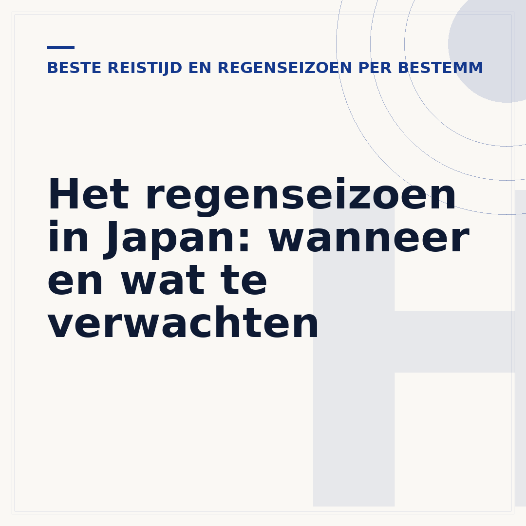 Het regenseizoen in Japan: wanneer en wat te verwachten