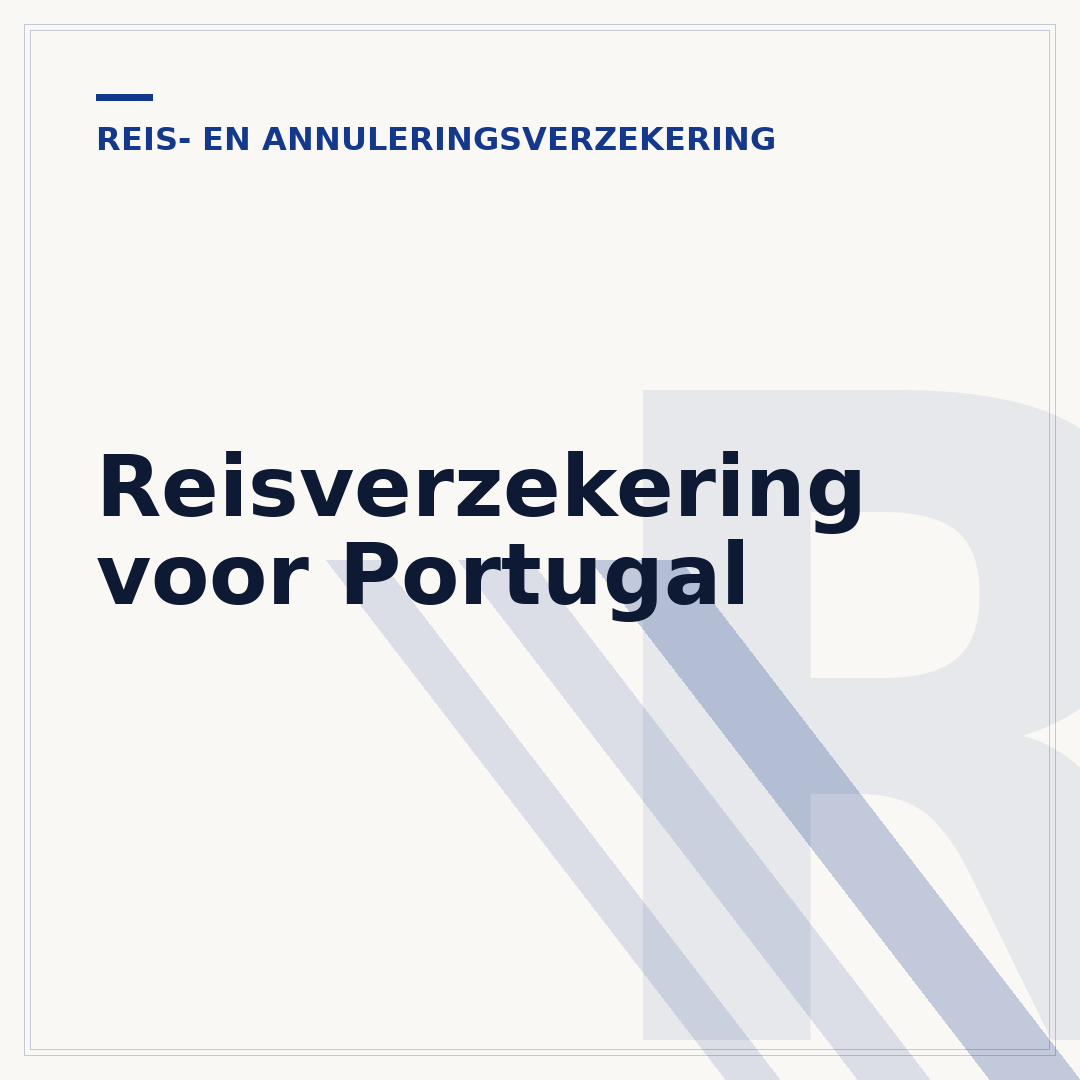 Reisverzekering voor Portugal