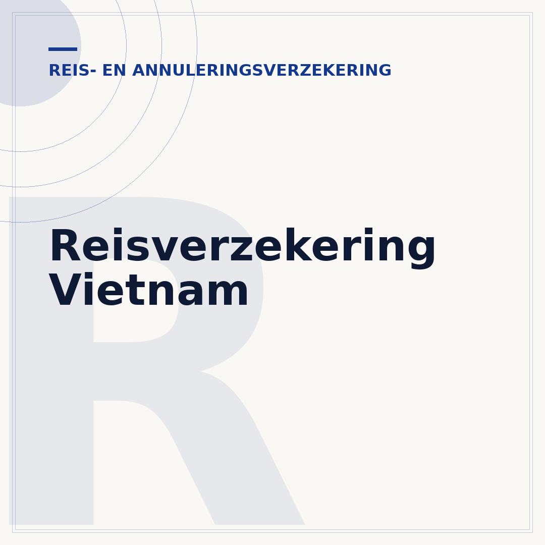 Reisverzekering Vietnam