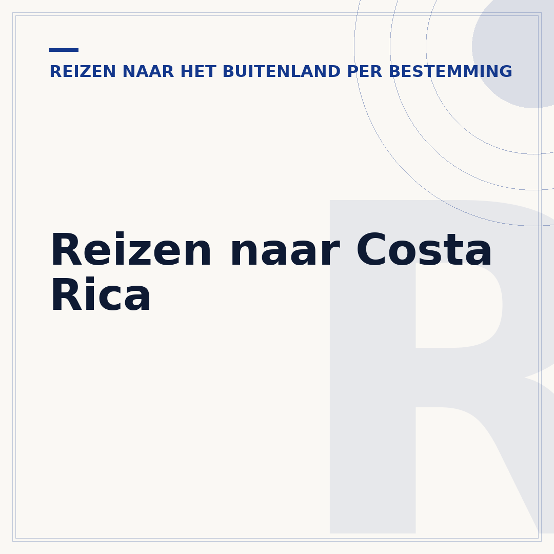 Reizen naar Costa Rica
