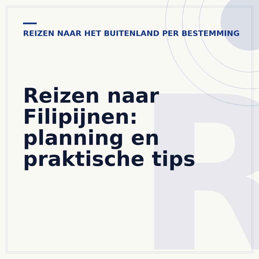Reizen naar Filipijnen: planning en praktische tips