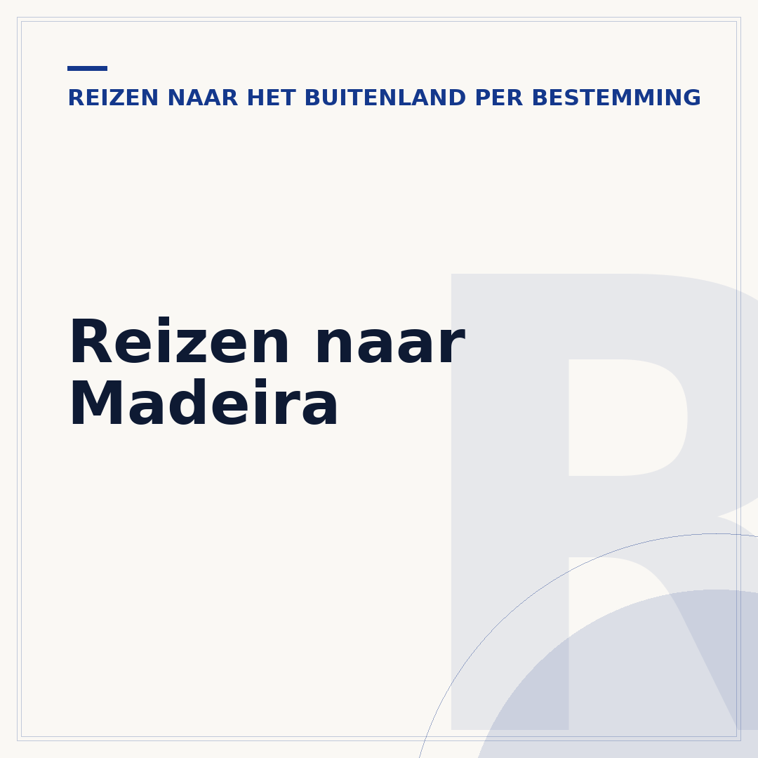Reizen naar Madeira