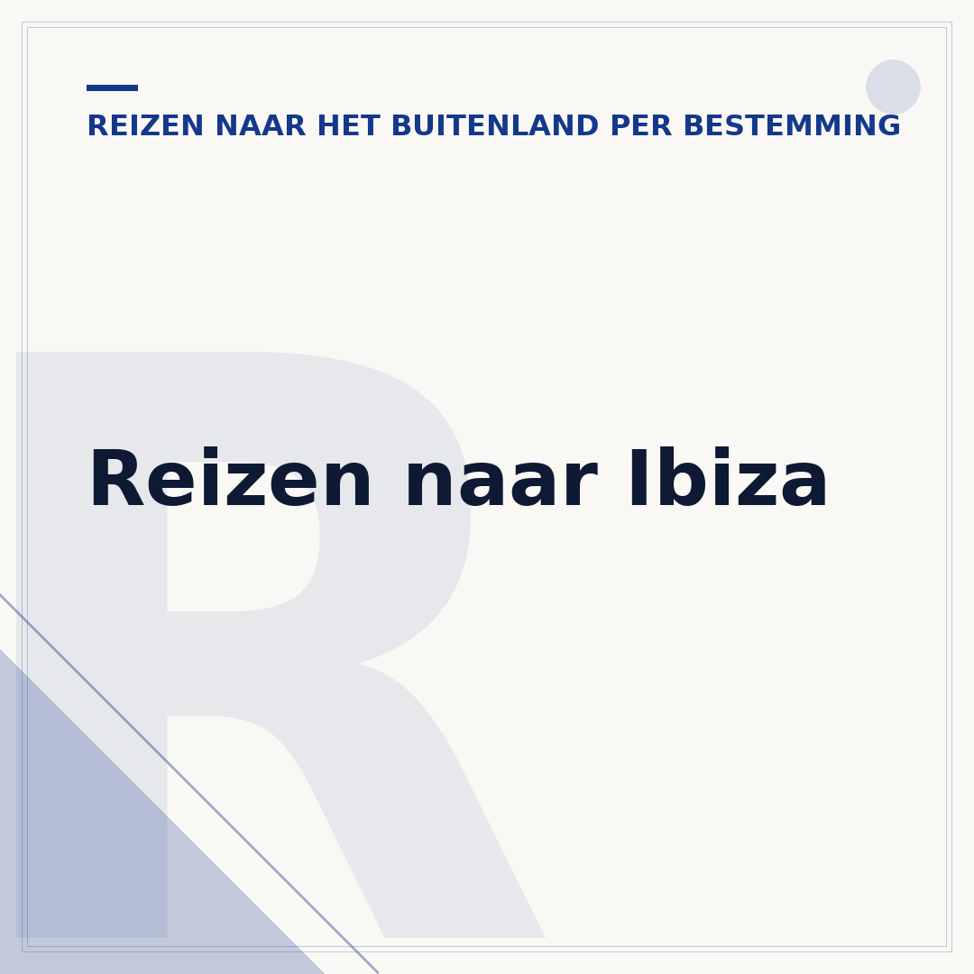 Reizen naar Ibiza
