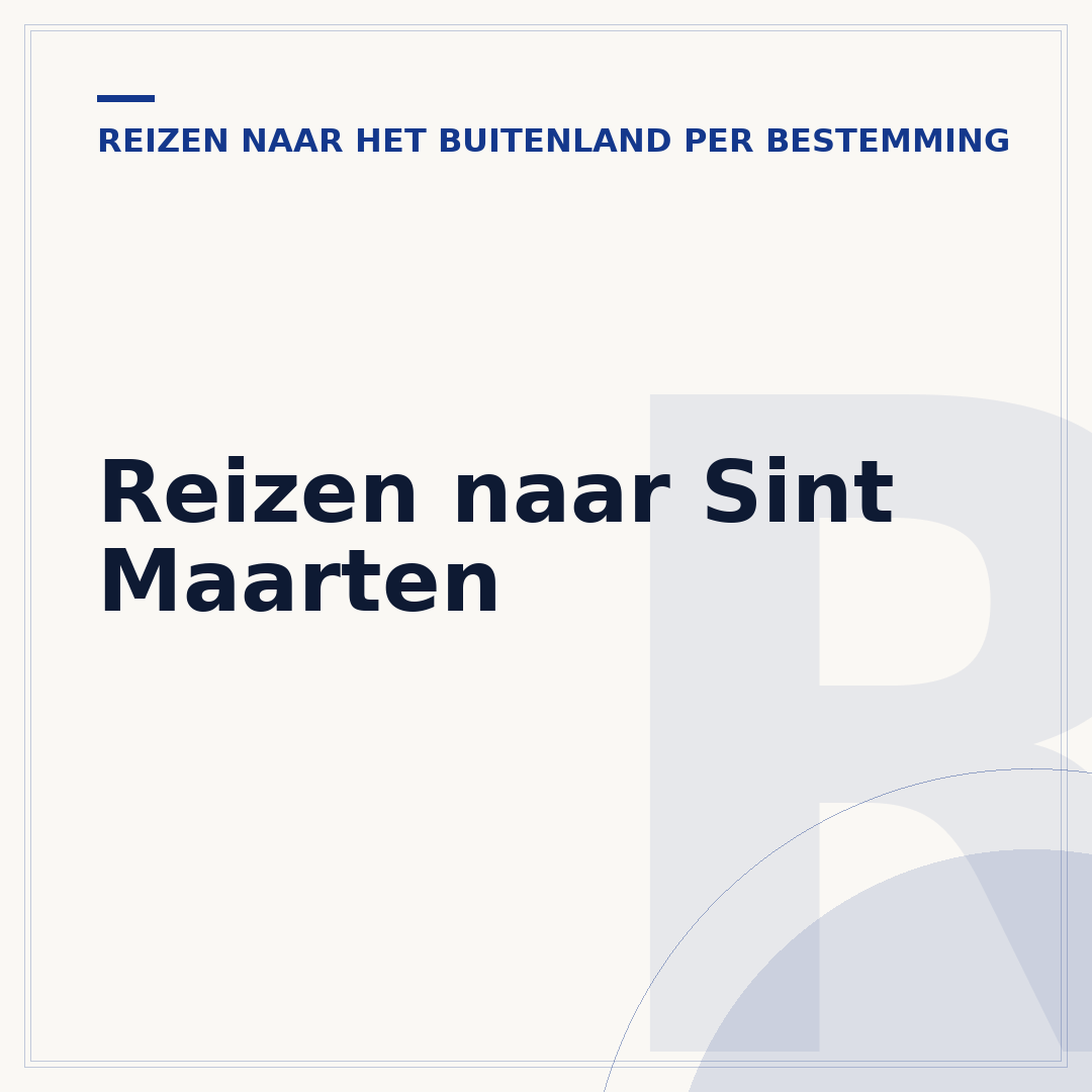 Reizen naar Sint Maarten
