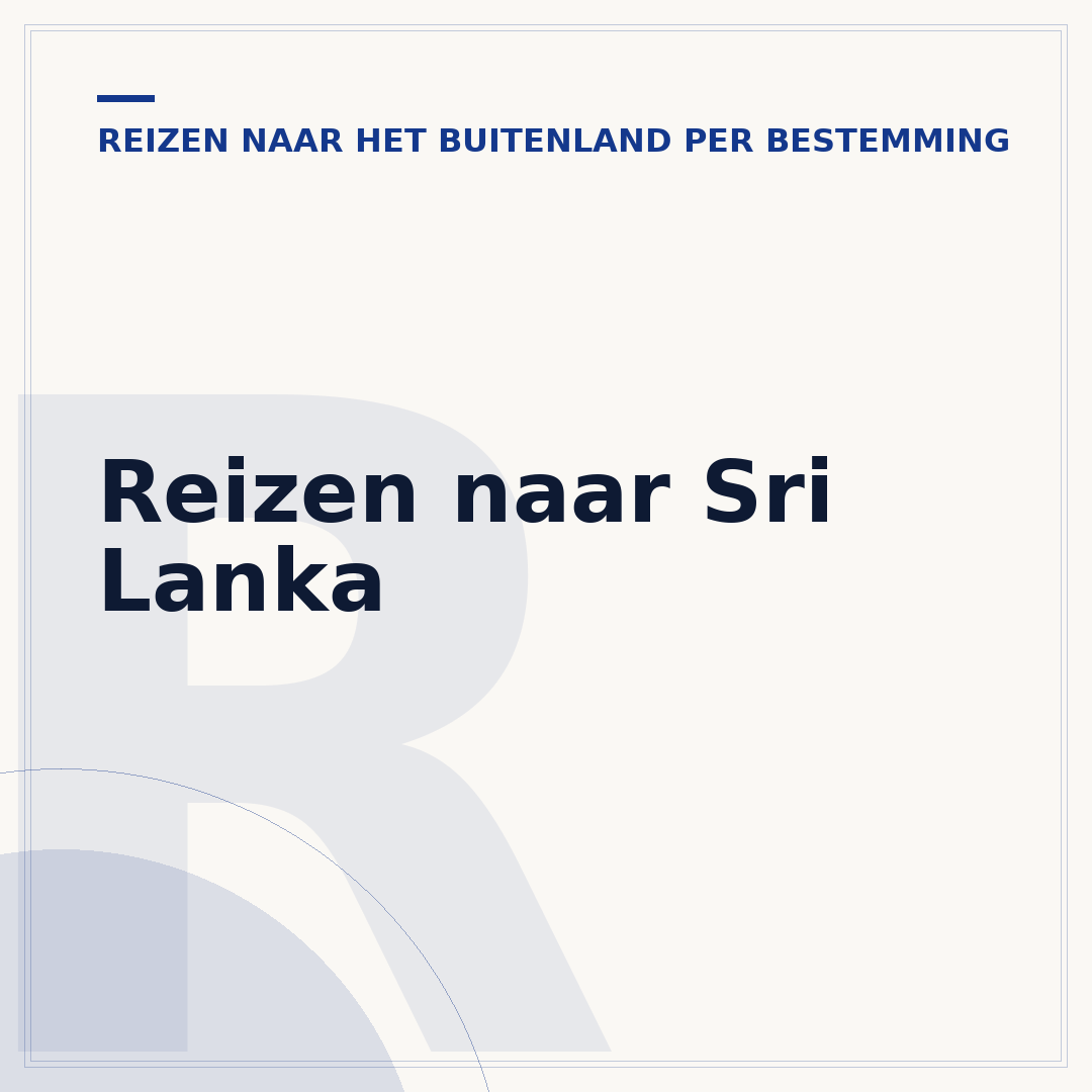 Reizen naar Sri Lanka