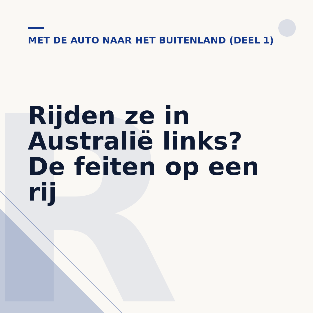 Rijden ze in Australië links? De feiten op een rij
