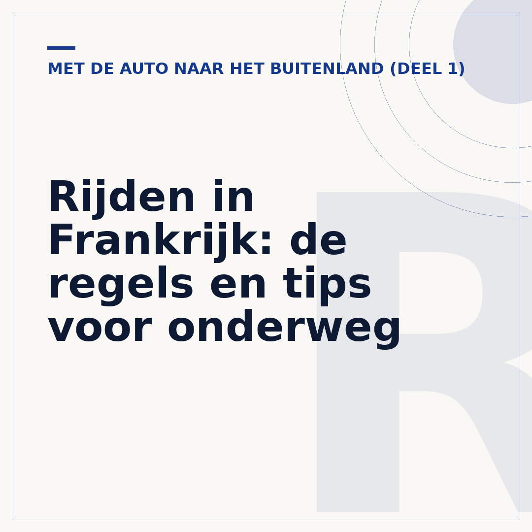 Rijden in Frankrijk: de regels en tips voor onderweg