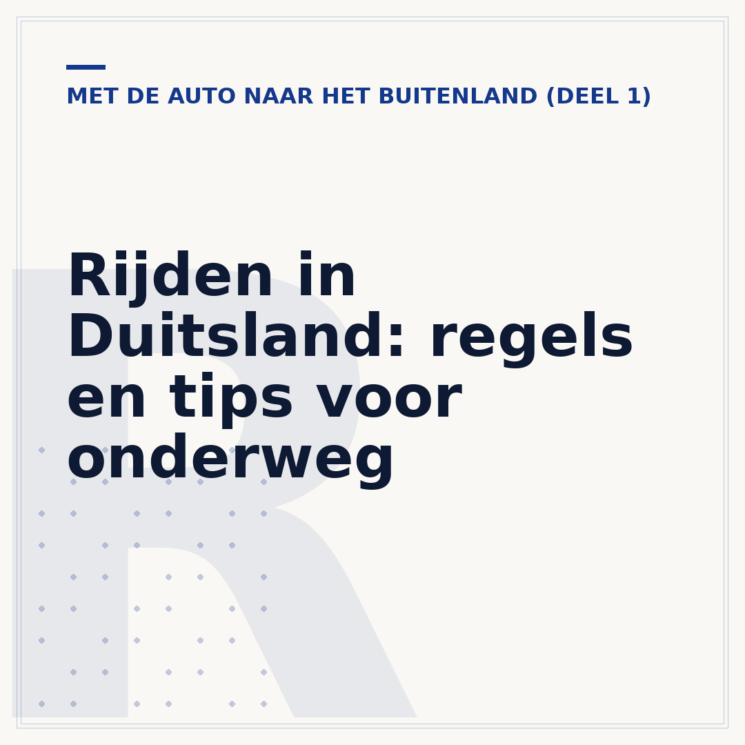 Rijden in Duitsland: regels en tips voor onderweg