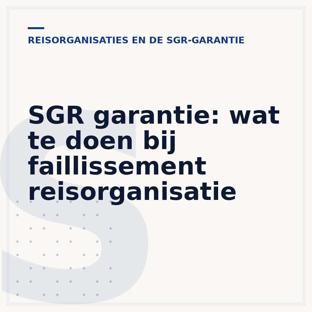 SGR garantie: wat te doen bij faillissement reisorganisatie