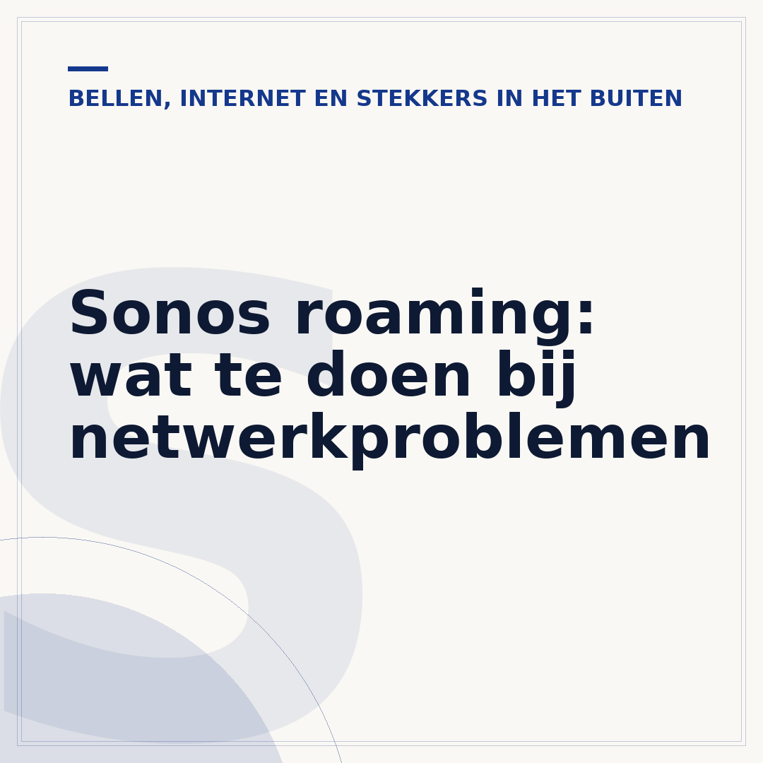 Sonos roaming: wat te doen bij netwerkproblemen