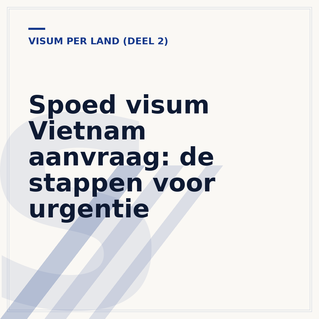 Spoed visum Vietnam aanvraag: de stappen voor urgentie