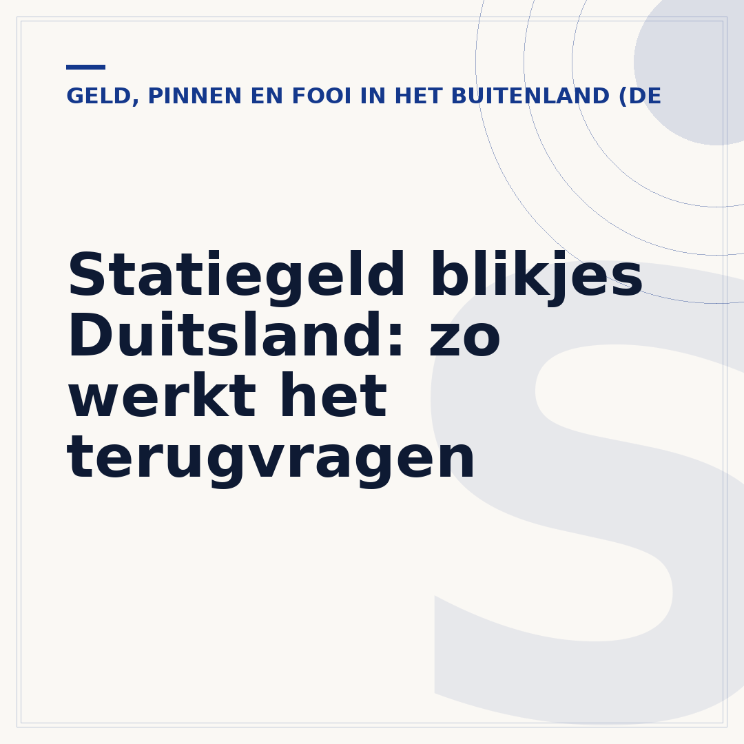 Statiegeld blikjes Duitsland: zo werkt het terugvragen