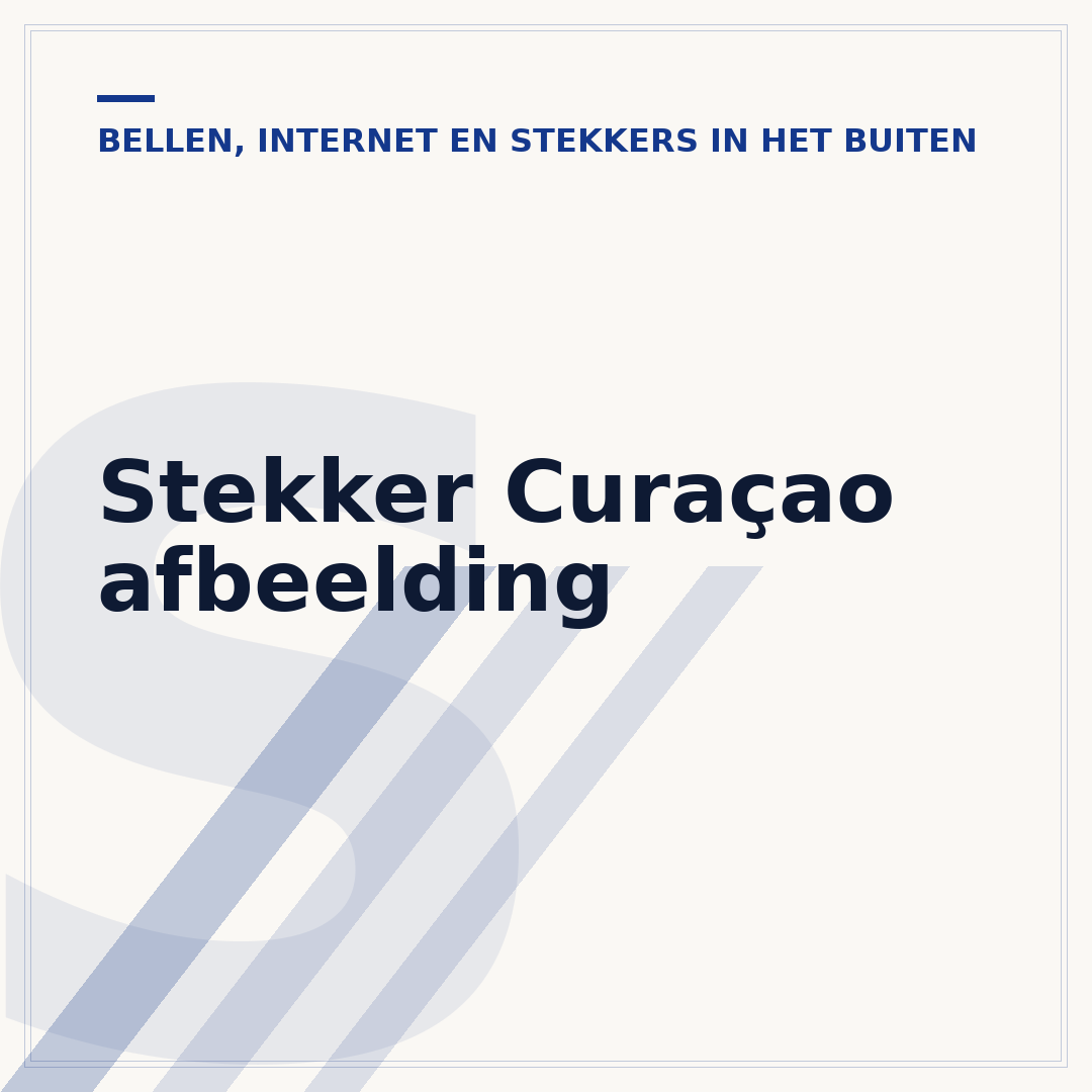 Stekker Curaçao afbeelding