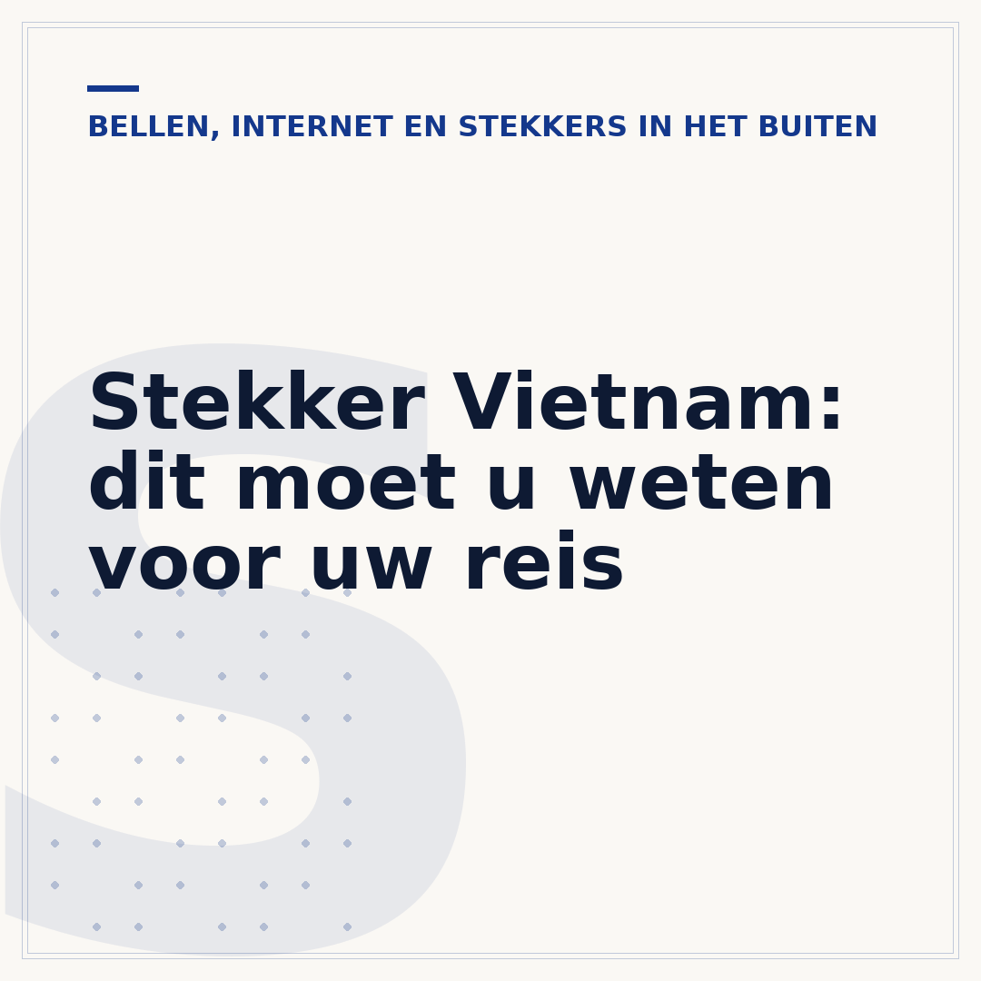 Stekker Vietnam: dit moet u weten voor uw reis