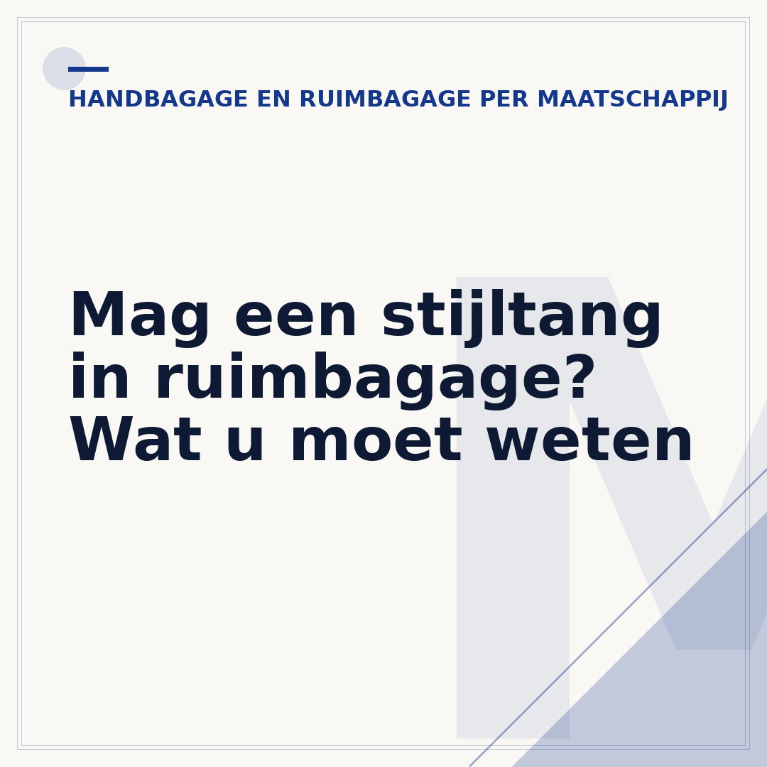 Mag een stijltang in ruimbagage? Wat u moet weten