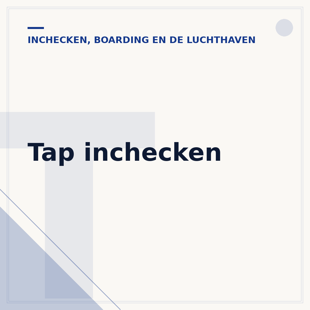 Tap inchecken