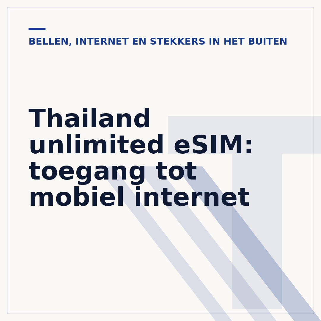 Thailand unlimited eSIM: toegang tot mobiel internet