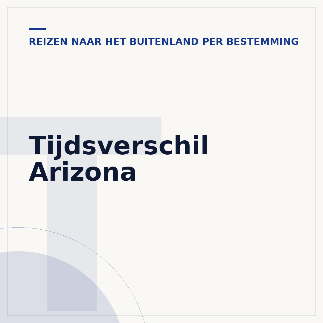 Tijdsverschil Arizona