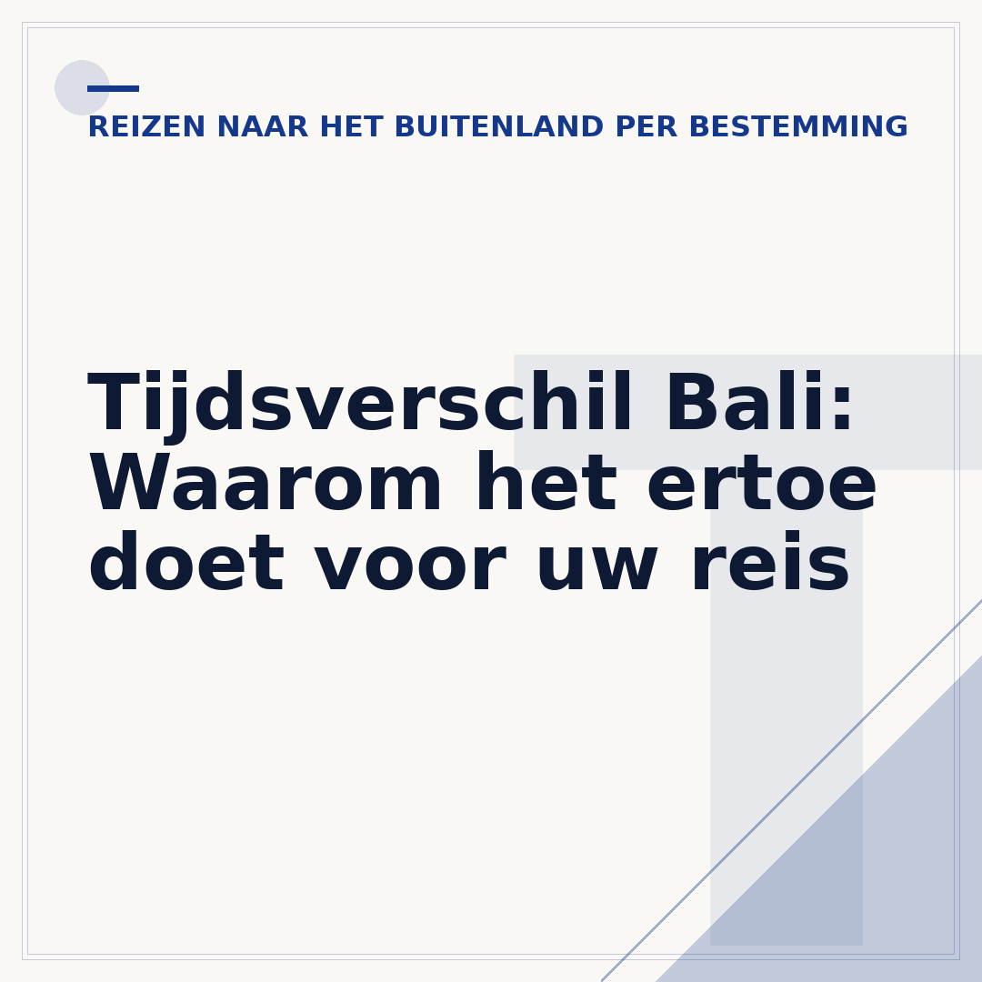 Tijdsverschil Bali: Waarom het ertoe doet voor uw reis