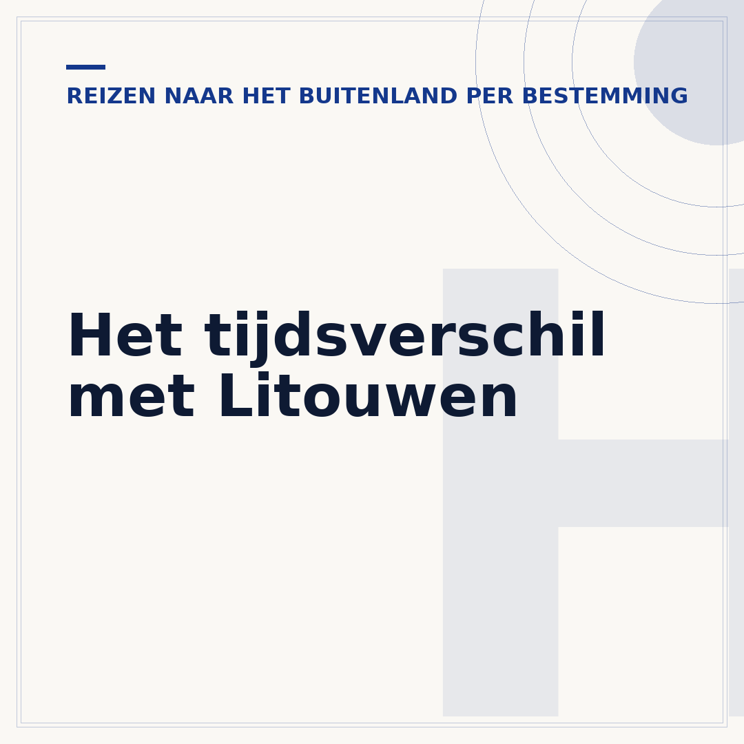 Het tijdsverschil met Litouwen