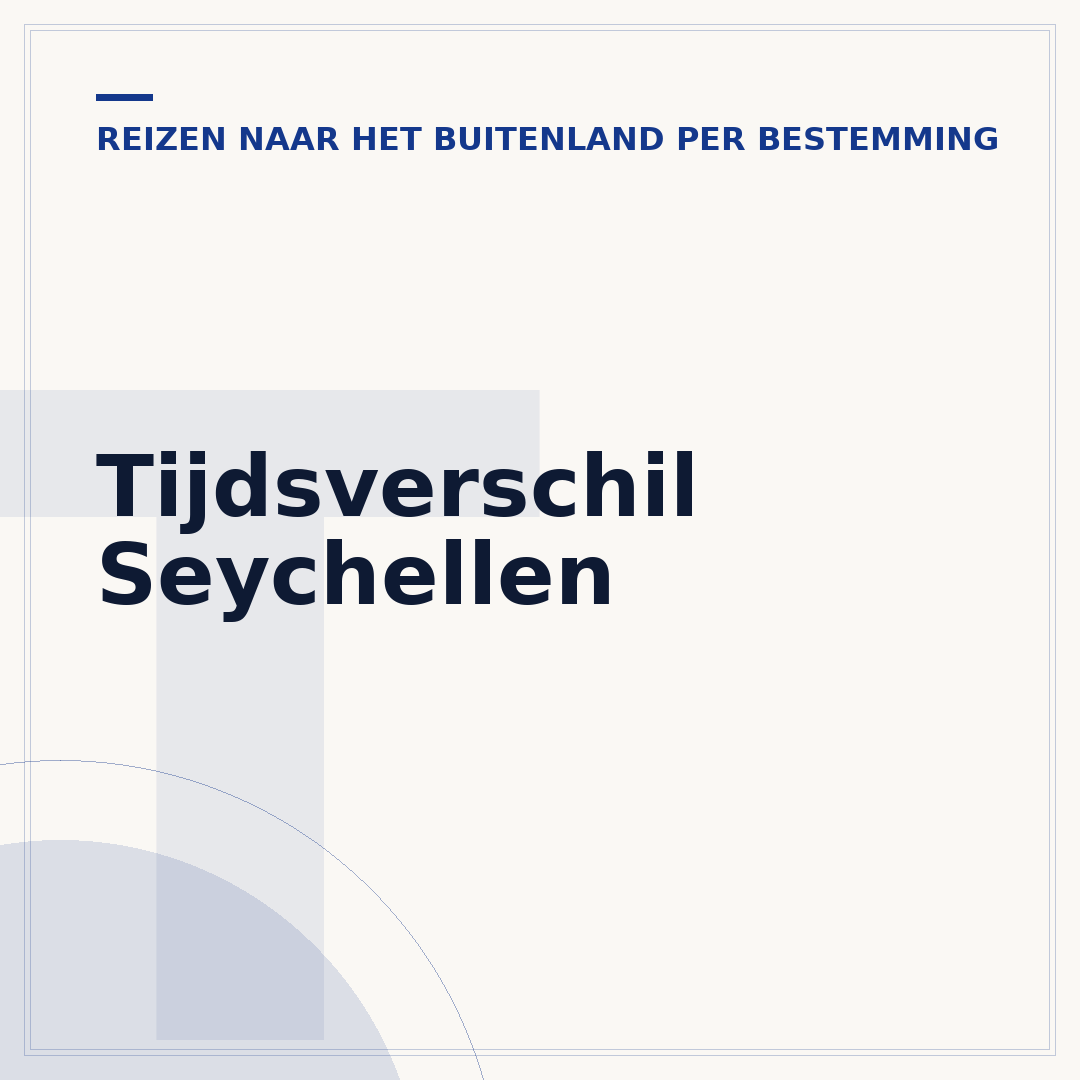 Tijdsverschil Seychellen