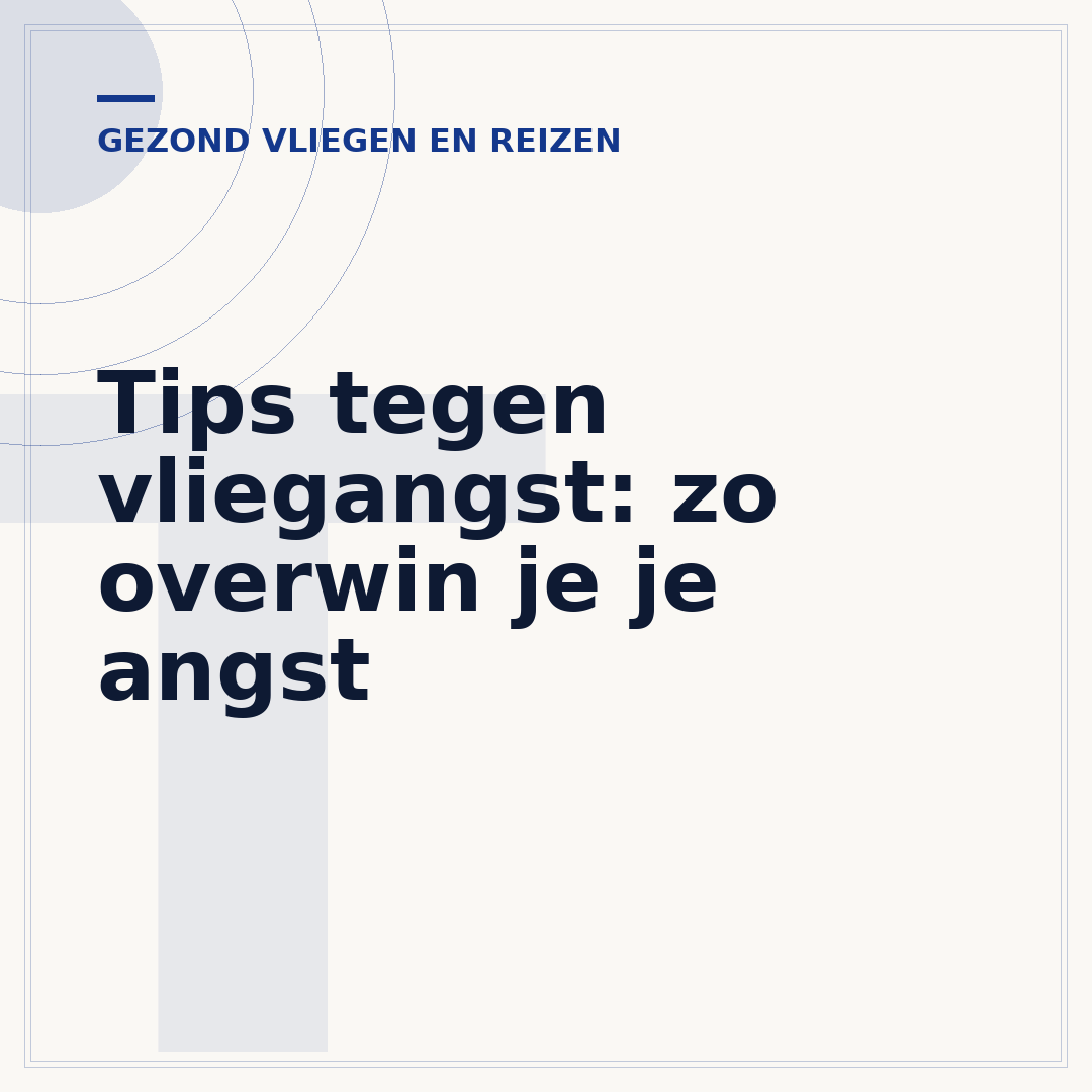 Tips tegen vliegangst: zo overwin je je angst