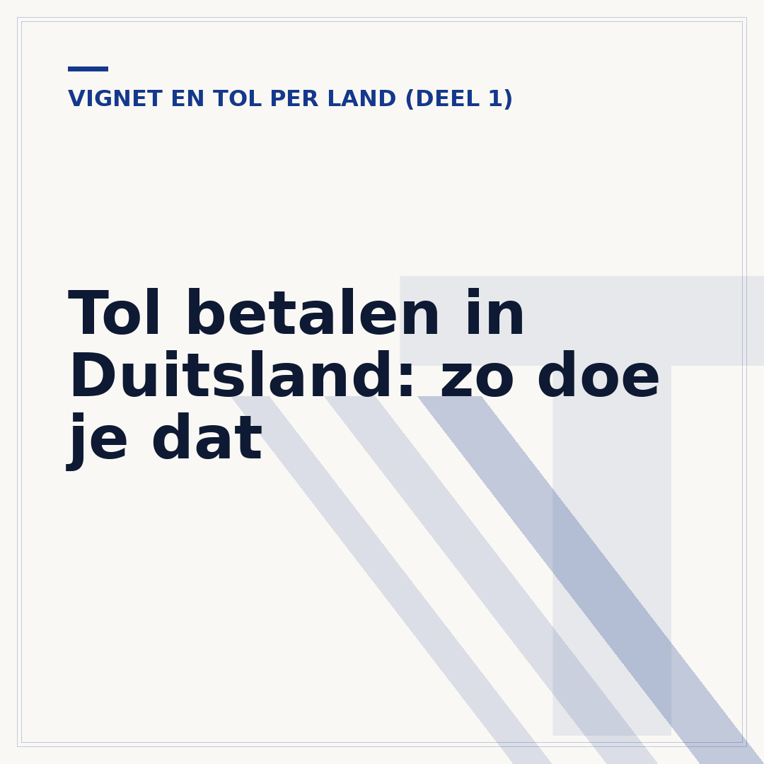 Tol betalen in Duitsland: zo doe je dat
