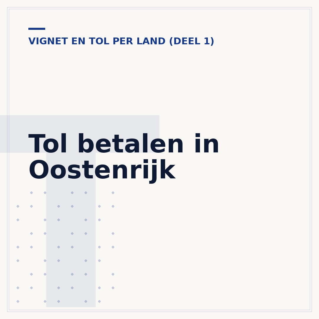 Tol betalen in Oostenrijk