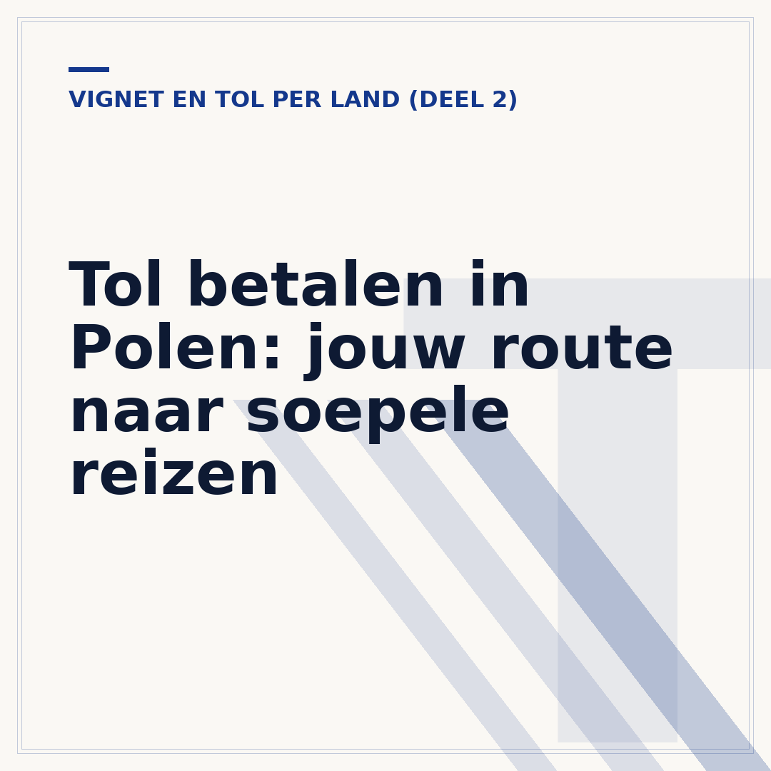 Tol betalen in Polen: jouw route naar soepele reizen