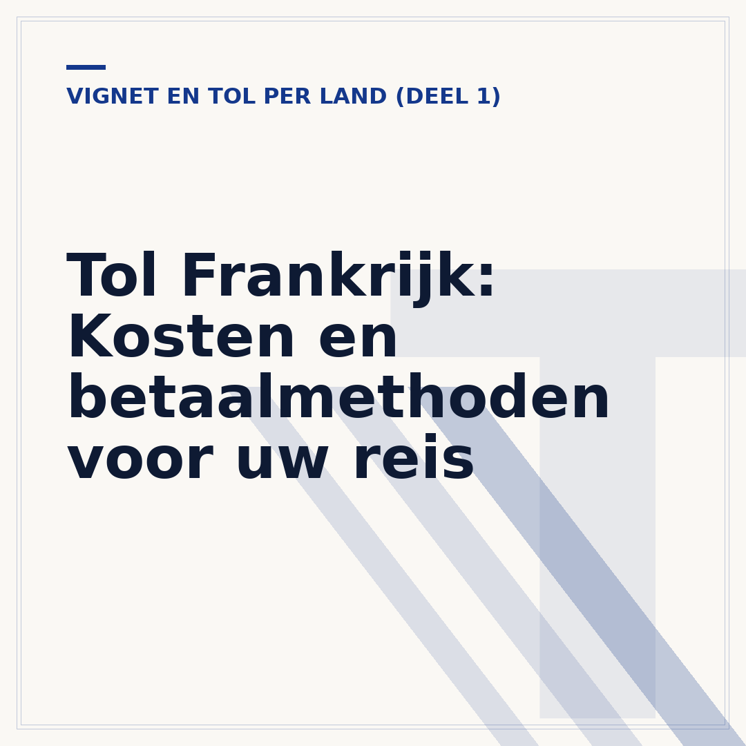 Tol Frankrijk: Kosten en betaalmethoden voor uw reis