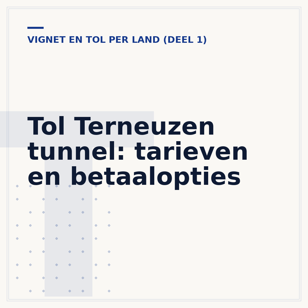 Tol Terneuzen tunnel: tarieven en betaalopties