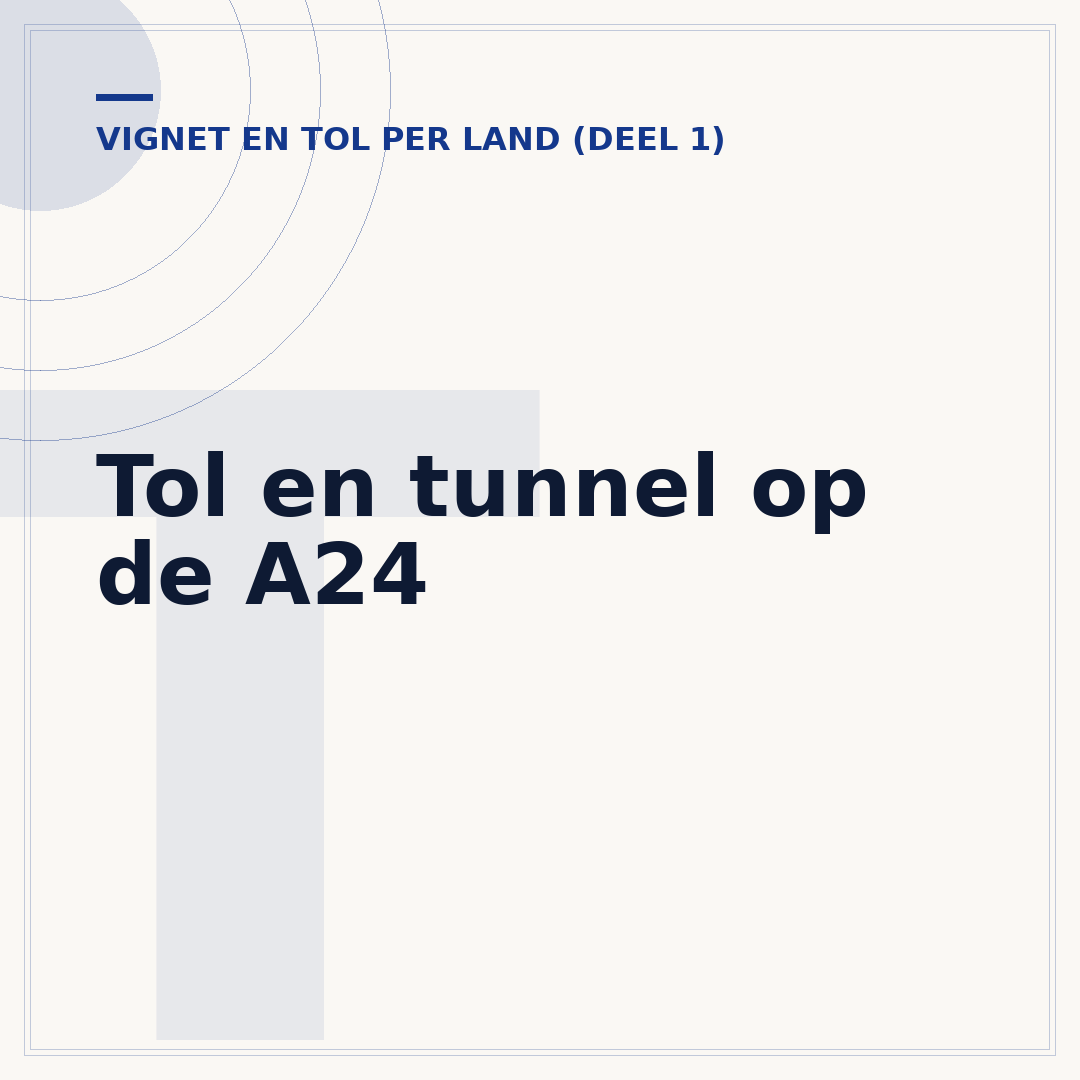 Tol en tunnel op de A24