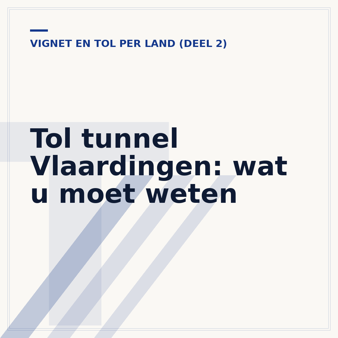 Tol tunnel Vlaardingen: wat u moet weten