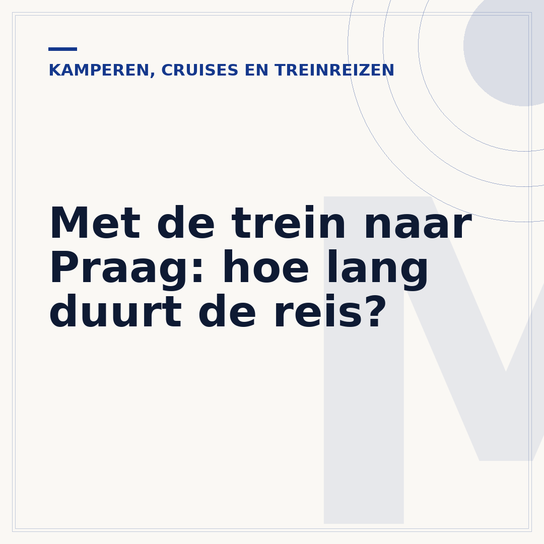 Met de trein naar Praag: hoe lang duurt de reis?