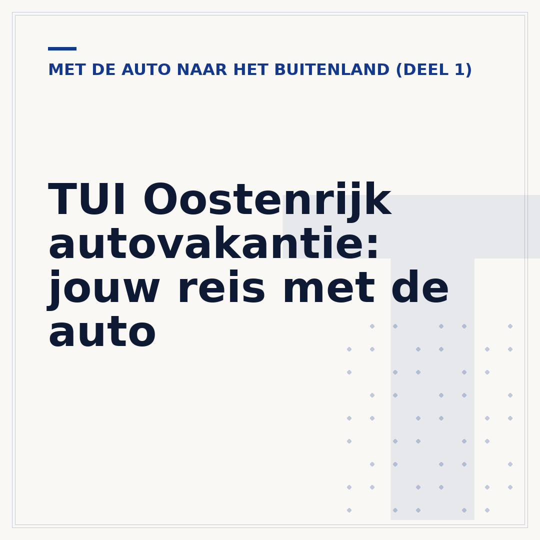 TUI Oostenrijk autovakantie: jouw reis met de auto