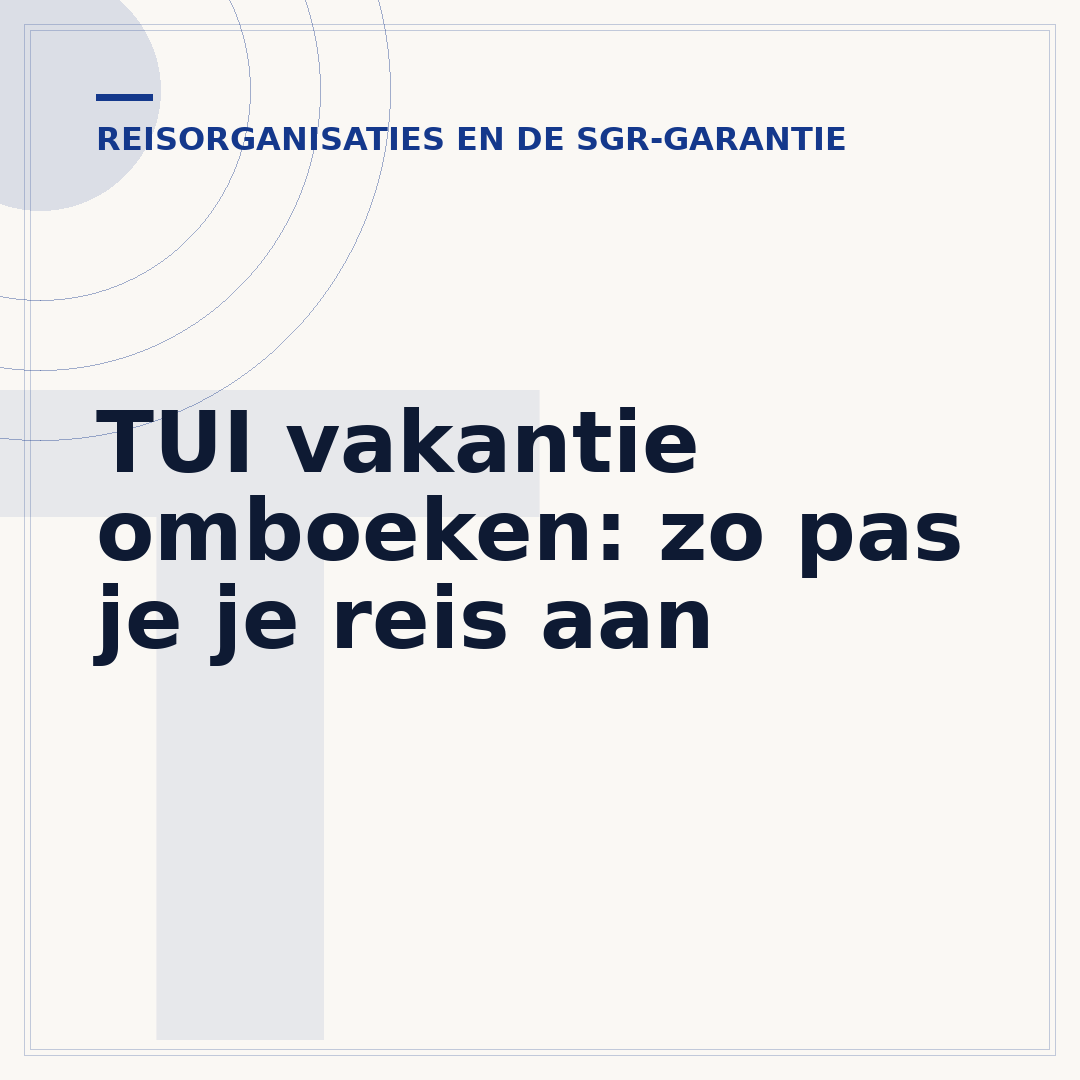 TUI vakantie omboeken: zo pas je je reis aan
