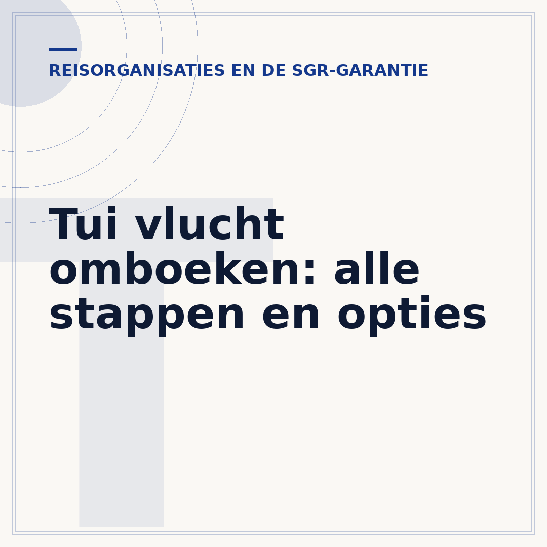 Tui vlucht omboeken: alle stappen en opties