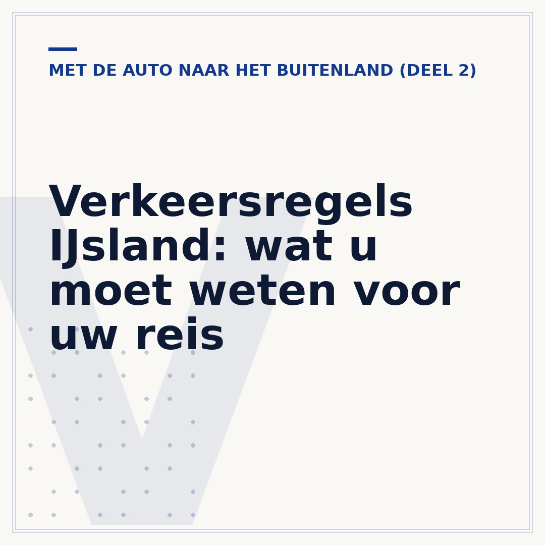 Verkeersregels IJsland: wat u moet weten voor uw reis