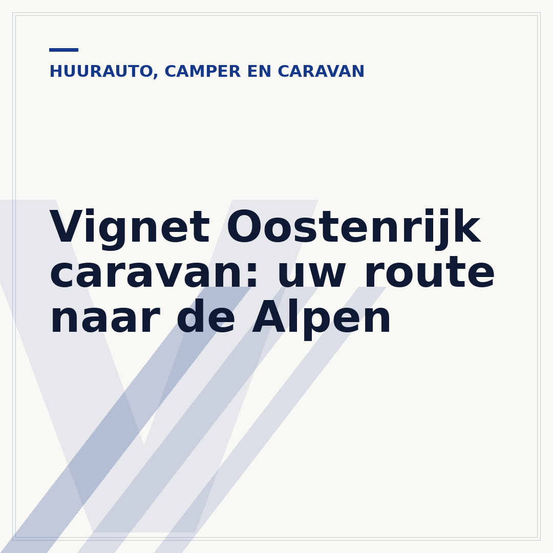 Vignet Oostenrijk caravan: uw route naar de Alpen